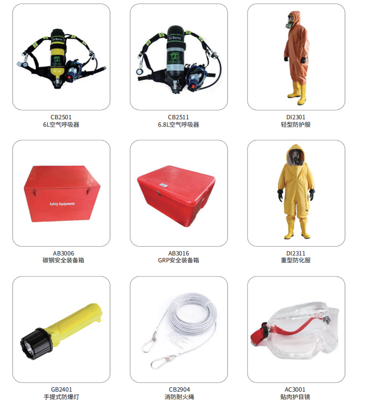 EC/MED Safety equipment