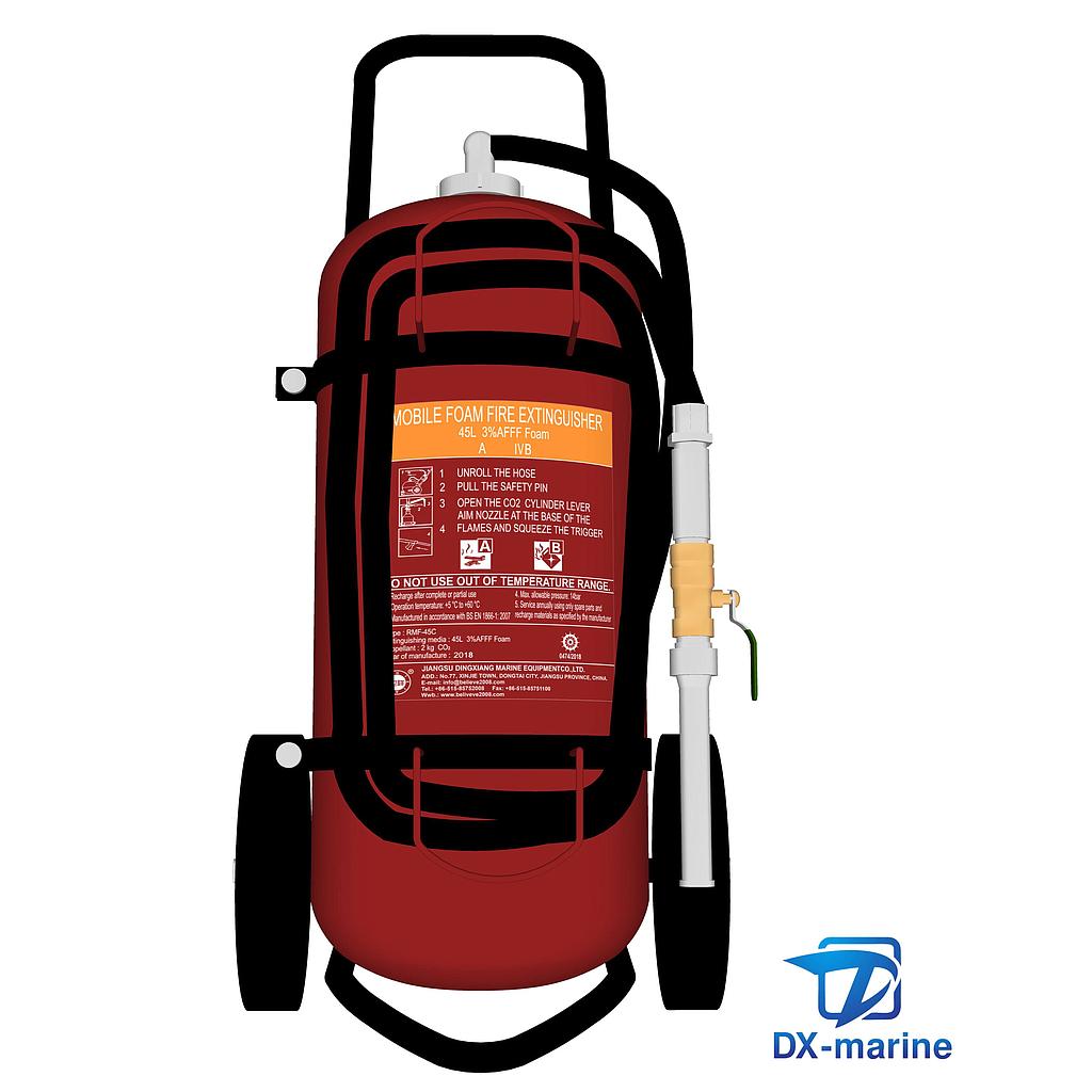 Fire Extinguisher RMF-45C mobile AFFF Foam 